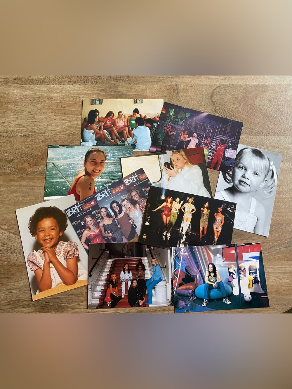 10 Official Spice Girls Collectable Pictures